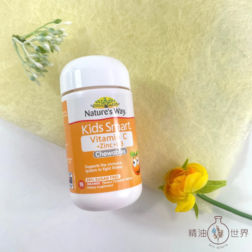 Nature's Way兒童無糖維生素C+鋅+D咀嚼片