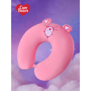【阿柴選物店】現貨免運 正版授權 愛心熊Care Bears 彩虹熊造型毛絨頸枕 車用輕膚枕頭 舒適柔軟旅行枕