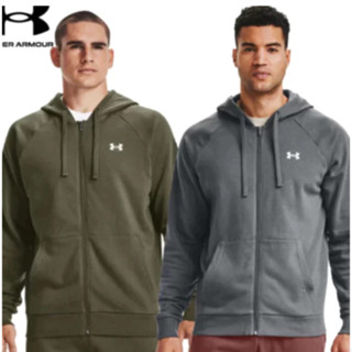 【UNDER ARMOUR】UA男 Rival Cotton連帽外套(歐美版型)-優惠商品