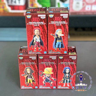麥克斯樂園🚀現貨 日版金證 海賊王 航海王 電影版 RED WCF vol.3 索隆 紅髮 騙人布 羅賓 全五款