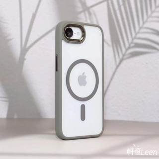 16e專用 高品質 高透背板 磁吸無線充 手機殼 防摔殼 適用 iPhone 16e SE4 保護殼 亞克力背板 防滑