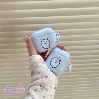 自嘲熊耳機殼 適用於Airpods4代 3代 1/2代 藍芽無線耳機殼Airpods pro/pro2 防摔耳機套