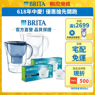 【BRITA官方】Marella馬利拉 MXPRO濾水壺+6入MXPRO全效型濾芯(共7芯)
