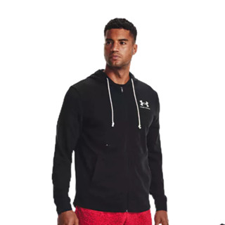 UA 618 精選【UNDER ARMOUR】UA 男 Rival Terry 連帽外套 1370409-001