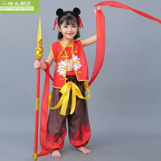 🔥🔥萬聖節服裝 二次元哪吒魔童降世衣服C服 六一兒童表演服 cosplay服裝 角色扮演 演出服 動漫表演服 動漫周邊