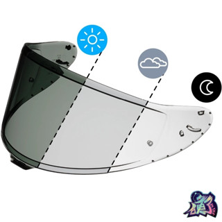 【臺中硬了安全帽】SHOEI Z8 CWR-F2 CWRF2 專用鏡片 全視線 新品 公司貨 含稅