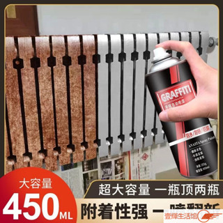 🔥臺灣熱銷 金屬漆防銹漆傢用油漆鍍鉻不銹鋼自噴漆白色耐高溫漆暖氣片翻新漆帶銹轉化底漆免打磨轉換劑水性金屬漆金屬防鏽翻新