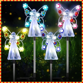 『愛尚燈飾』太陽能天使燈 LED 花園裝飾草坪燈庭院小路聖誕節紀念燈 戶外防水景觀燈 太陽能戶外照明防水燈 草皮燈
