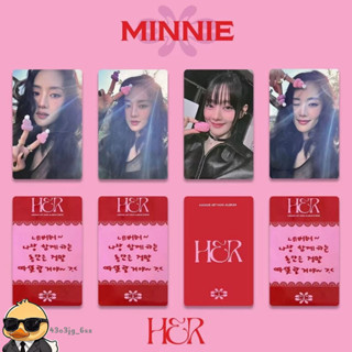 追星鴨🐤限定 g idle小卡 GIDLE 金米妮 Minnie HER週邊 專輯小卡 K4特典小卡 Broadcast