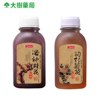 康健生機 洛神桂花烏梅飲/枸杞菊花飲 350ml/瓶 大樹