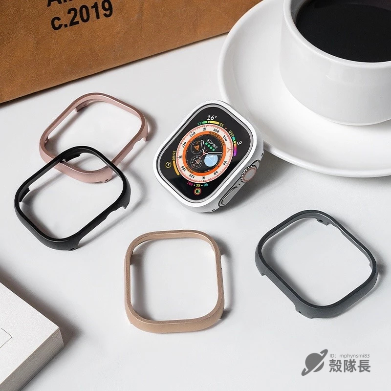 鋁合金保護殼 適用於 Apple watch S10 9 8 7 6 SE 41mm 45mm 46mm 蘋果手錶保護殼