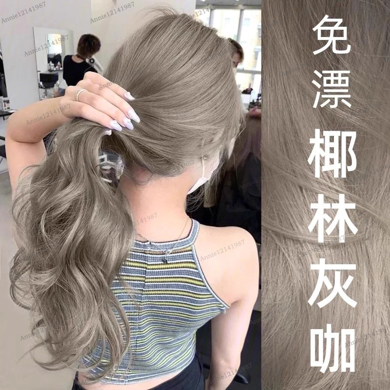 在台現貨🔥2025年流行髮色合集 染髮劑 免漂染髮 染膏 植物染髮劑 便捷自己在家染 純天然植物不刺激 持久顯白不傷髮