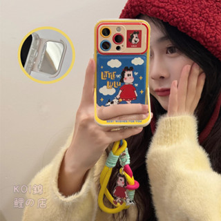 可愛 卡通 動漫 露露 防摔 支架 鏡子 手機殼 iPhone 16 15 14 13 pro max 全包 保護殼
