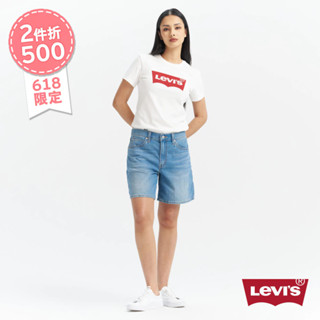 Levi's® 94’Baggy 女款 中腰寬鬆短褲 女生短褲 牛仔短褲 熱賣單品 001JO-0020