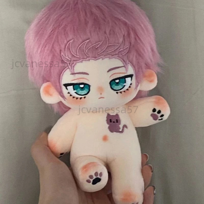 棉花娃娃 20cm藍色監獄糸師冴屬性棉花娃娃毛絨玩偶同人周邊送朋友生日禮物 原神娃娃