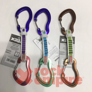 奧地利 輕量鋼絲快扣+捷克 Rock Empire Express Sling PA 16mm (11cm) 雙耳6組