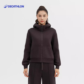 【迪卡儂】女款刷毛保暖連帽外套｜Decathlon