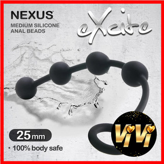 英國Nexus EXCITE 矽膠四連拉珠 25mm 情趣用品