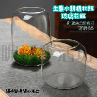 【現貨】微景觀玻璃瓶/多肉植物玻璃花盆/生態瓶/微景觀/創意DIY花器裝飾/高透明玻璃花瓶/生態水耕植物瓶/玻璃花瓶