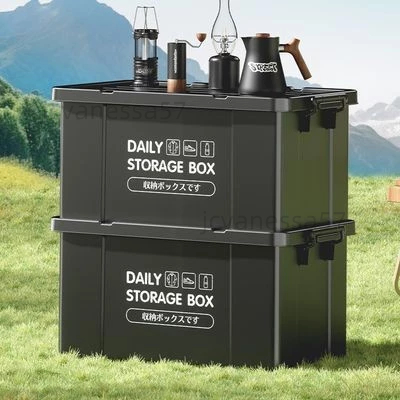 【限時免運】破損補寄 收納櫃 儲物櫃露營收納箱子后備箱整理箱野營野餐露營箱子車載用折疊戶外衣箱子502