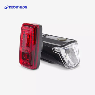 【迪卡儂】電池式 LED 自行車前後車燈組 ST 110｜Decathlon