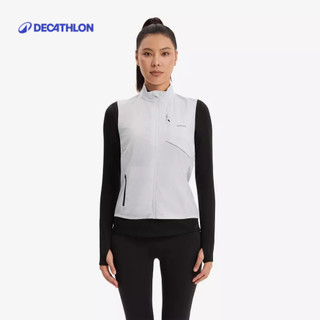 【迪卡儂】女款防風跑步背心外套 RUN 500 WIND｜Decathlon