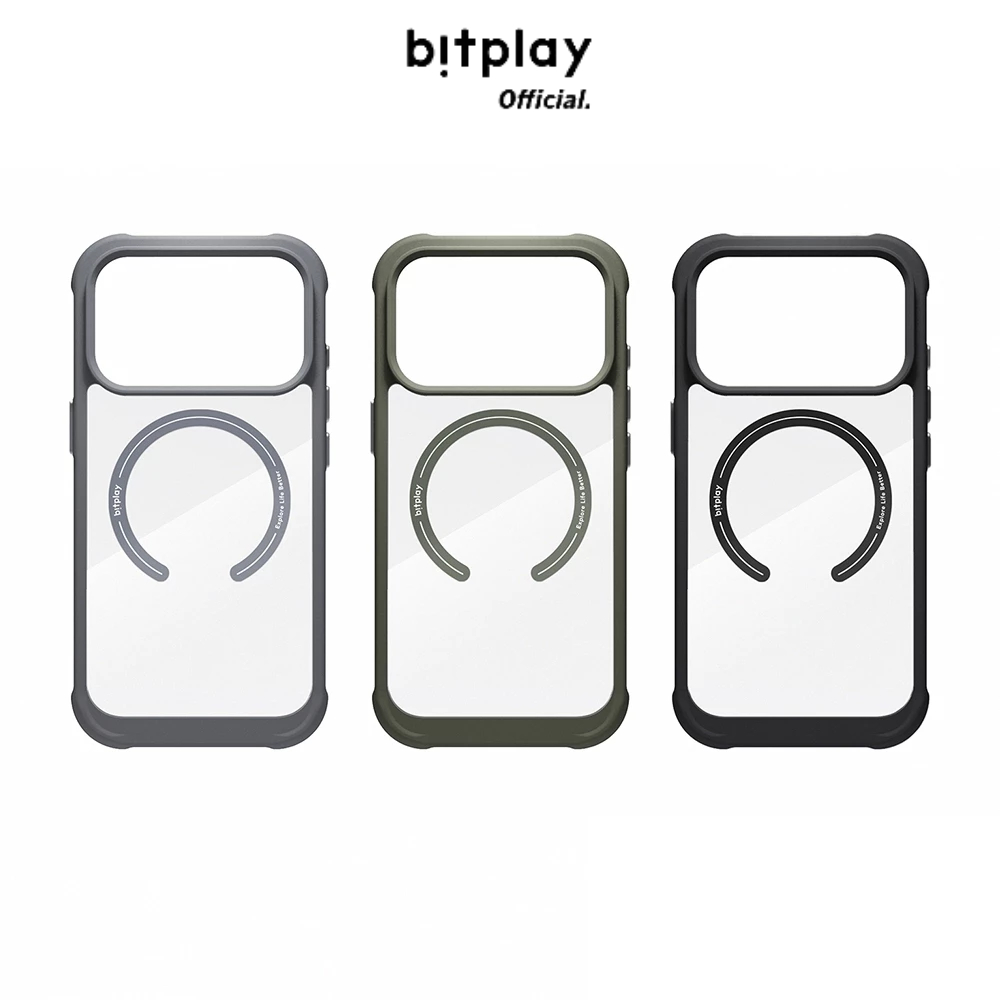 【bitplay】防摔磁吸殼 for iPhone 17/全三色 軍規防摔手機殼/透明/兼容Magsafe/強力磁吸