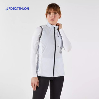 【迪卡儂】女款保暖跑步背心外套 RUN 500｜Decathlon