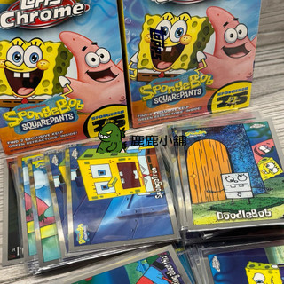 【鹿鹿小舖】2025 海綿寶寶25th topps Chrome 普閃 收藏卡 1～100 編號 Spongebob