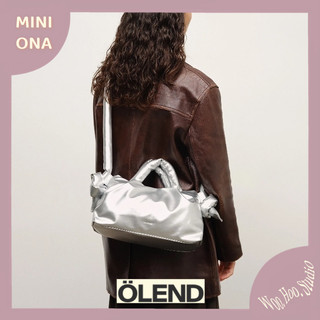 🇪🇸【ÖLEND】MINI ONA SOFT BAG（限量/皮革/銀）｜空氣包｜雲朵包｜筆電包｜西班牙｜OLEND