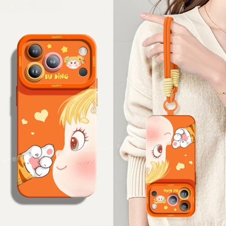 萌小孩 液態矽膠防摔殼 適用於 iPhone 18 17 16 15 14 13 12 11 Pro max 防摔殼