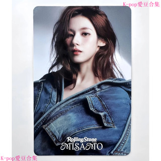正版✨湊崎紗夏 小卡 TWICE《Rolling Stone》特別版雜志卡 滾石雜志小卡 牛仔單卡 Sana小卡