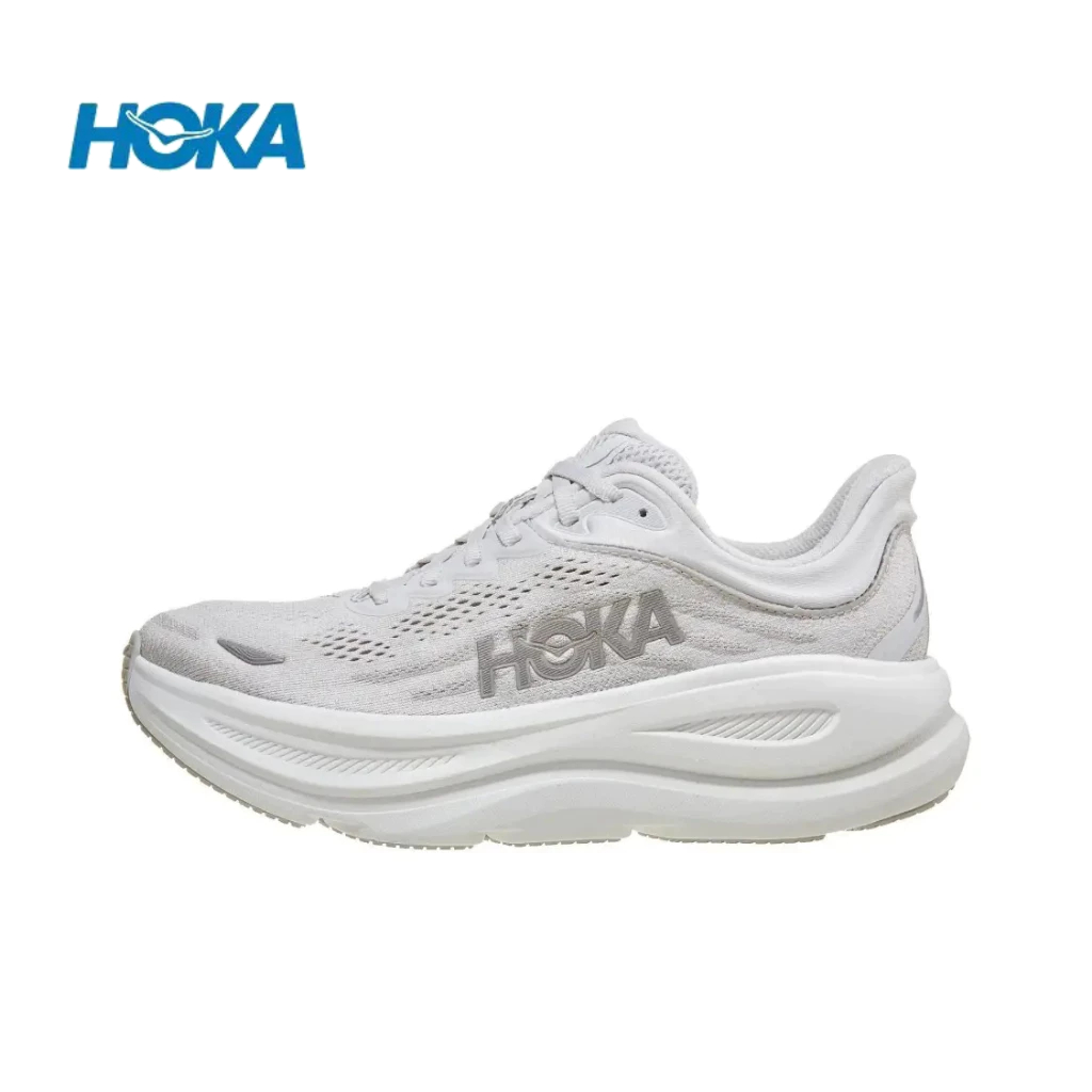 HOKA ONE ONE Bondi 9 星塵灰 路跑鞋 運動鞋 休閒鞋 男女款 厚底 緩震 1162012-SDSTS
