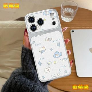 小清新貓咪和魚防摔殼 手機保護殼 OPPO Reno 10 Pro+ 5G 12F A6S A6 Pro Find X5