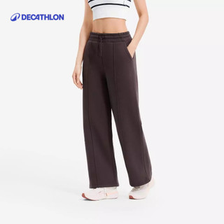 【迪卡儂】女款刷毛保暖直筒健身長褲｜Decathlon