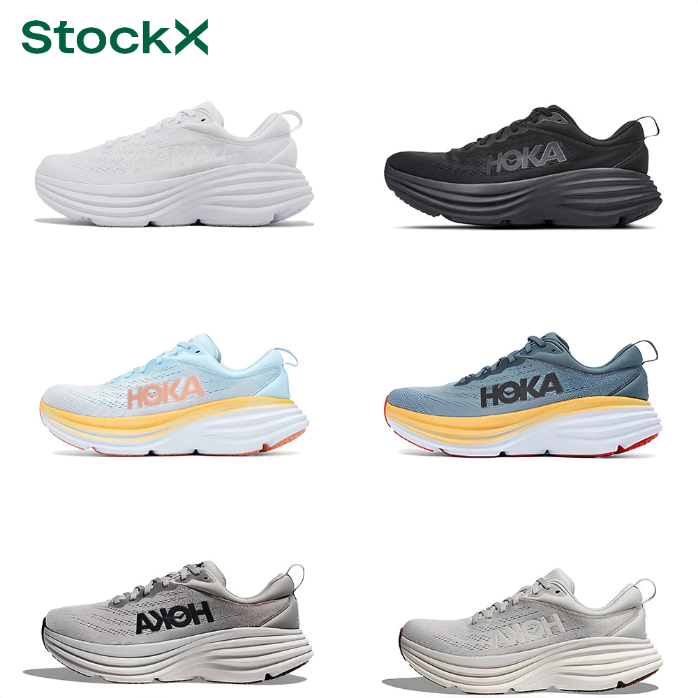Stockx HOKA ONE ONE Bondi 8 防滑耐磨 舒適輕便 網面透氣 休閒百搭 緩震 跑鞋 運動鞋