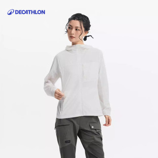 【迪卡儂】女款登山健行抗 UV 修身防曬外套 HELIUM 500｜Decathlon