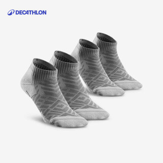 【迪卡儂】亞麻透氣舒適低筒登山襪 (2雙入) HIKE 100 Low｜Decathlon