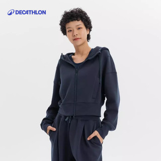 【迪卡儂】女款寬鬆短版空氣層外套｜Decathlon