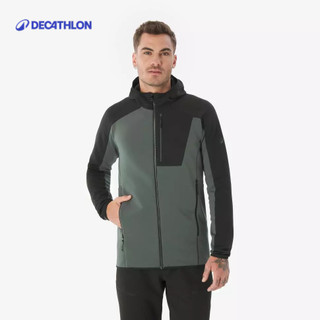 【迪卡儂】男款保暖刷毛登山健行外套 MH500｜Decathlon
