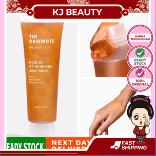 The Originote Rose B3 Brightening Jelly Mask 50g Masker Gel