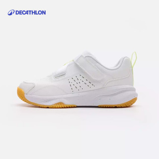 【迪卡儂】兒童款魔鬼氈式緩震穩定羽球鞋 BS SENSATION 500｜Decathlon