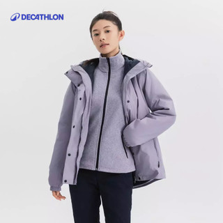 【迪卡儂】女款保暖防水高領連帽航海外套 SAILING 100｜Decathlon