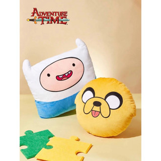 【阿柴選物店】現貨免運 正版授權 探險活寶Adventure Time 卡通圖案造型毛絨抱枕 沙發靠墊 枕頭 阿寶 老皮
