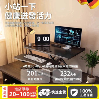 電腦升降桌 顯示器增高架筆記本支架 站立辦公桌 液壓氣動升降桌支架 坐站兩用 筆電散熱支架 繪圖支架 折疊 增高支架