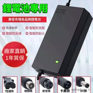 48V36V60V24V2A72V10A滑板車鋰離子哈雷平衡車 鋰電池電動車充電器
