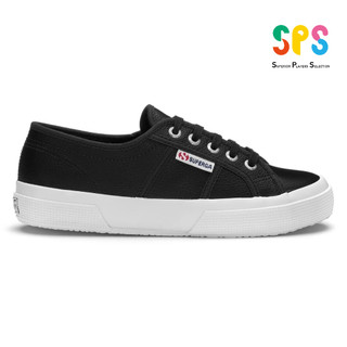 SUPERGA 2750 LEATHER 黑色荔枝紋真皮基本款 SP3N9VH0B9