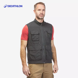 【迪卡儂】男款多日登山輕量多口袋背心｜Decathlon