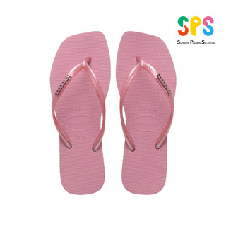 HAVAIANAS 哈瓦仕 SLIM SQUARE LOGO METALLIC 女性款 HF6F8257P3
