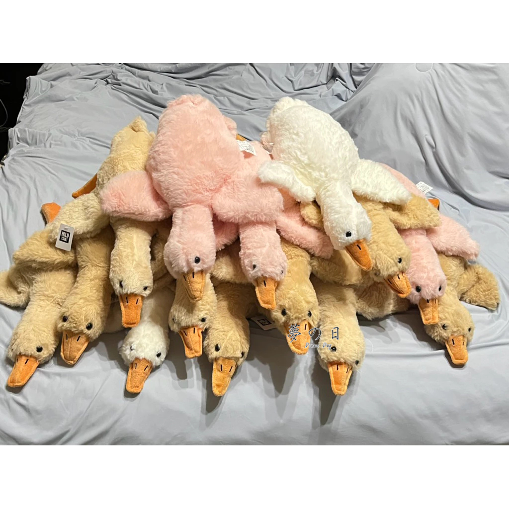 🌸 夢的日 🌸 大白鵝 鵝娃娃 我的老天鵝啊 鵝玩偶 米黃鵝娃娃 粉紅鵝 彩色鵝 奶茶鵝 粉鵝  鵝玩偶 白鵝 鵝 卡其